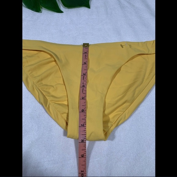 NEW $78 Robin Piccone Ava Classic Bikini Bottoms in Yellow [SZ Medium ]‎ #3381 - Picture 11 of 12